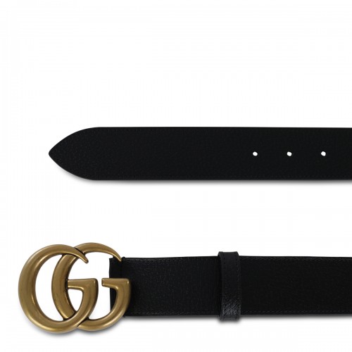 BLACK LEATHER BELT