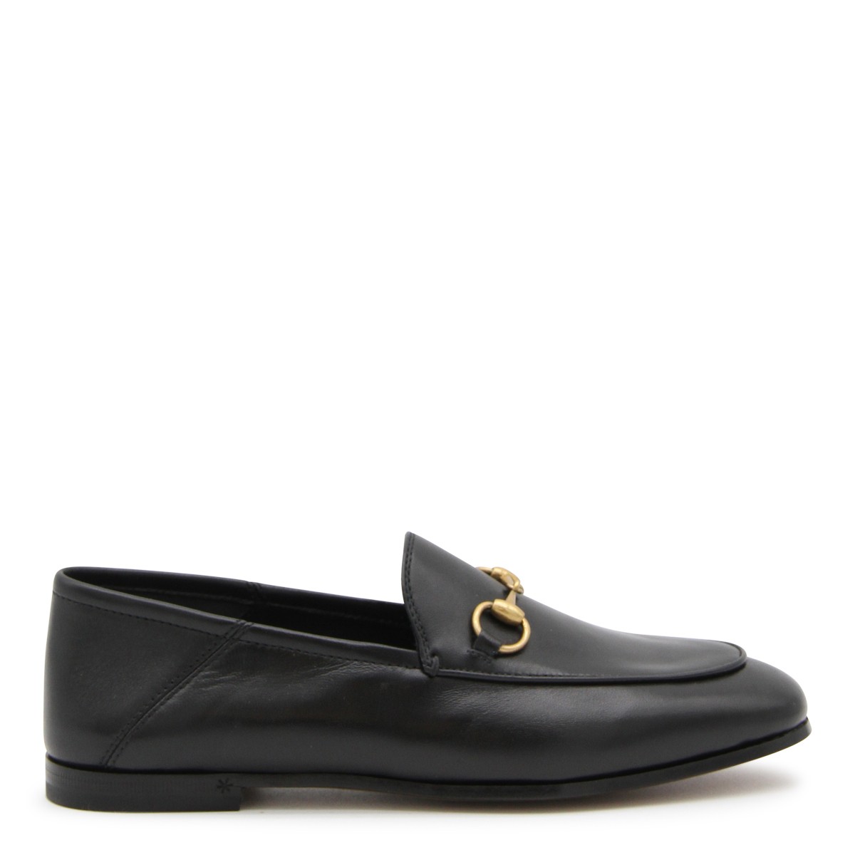 BLACK LEATHER LOAFERS