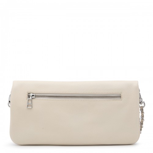 WHITE LEATHER SHOULDER BAG