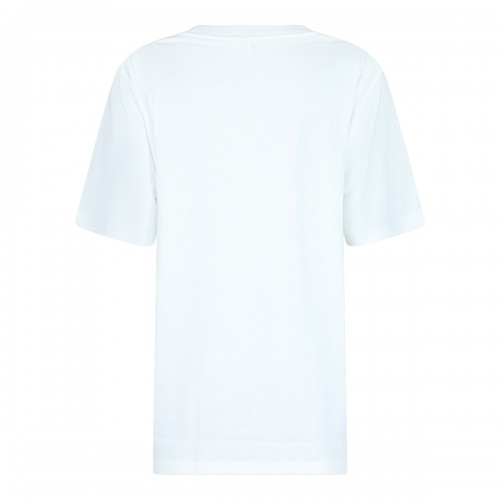 WHITE COTTON T-SHIRT