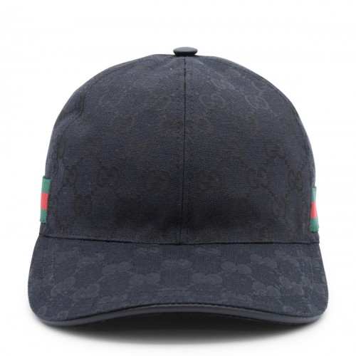 BLACK COTTON BASEBALL CAP