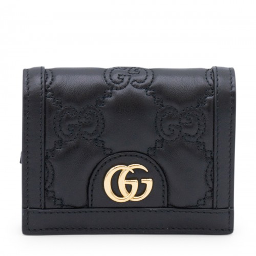 BLACK LEATHER WALLET