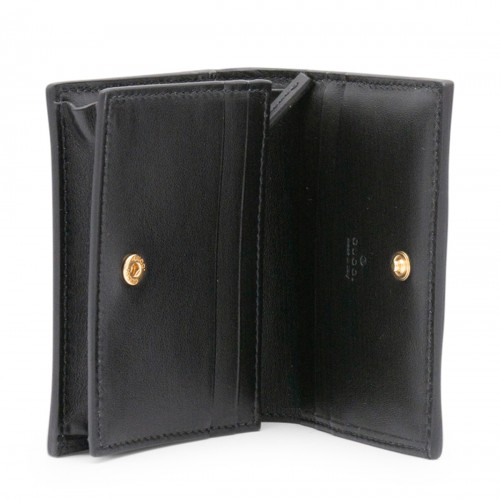 BLACK LEATHER WALLET