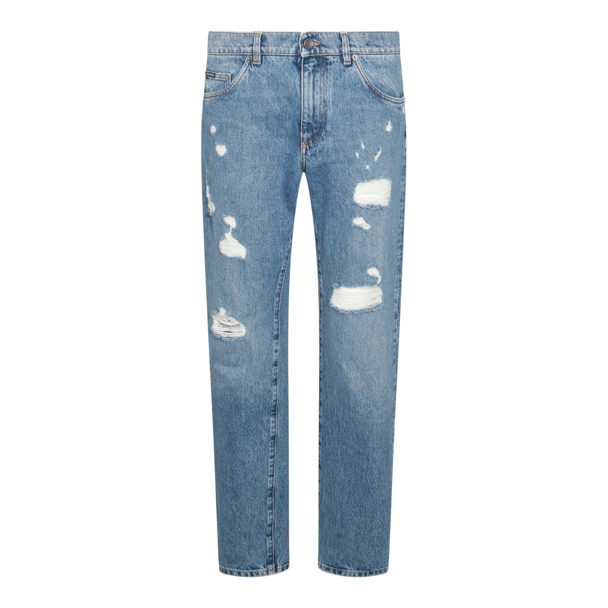 BLUE COTTON DENIM JEANS