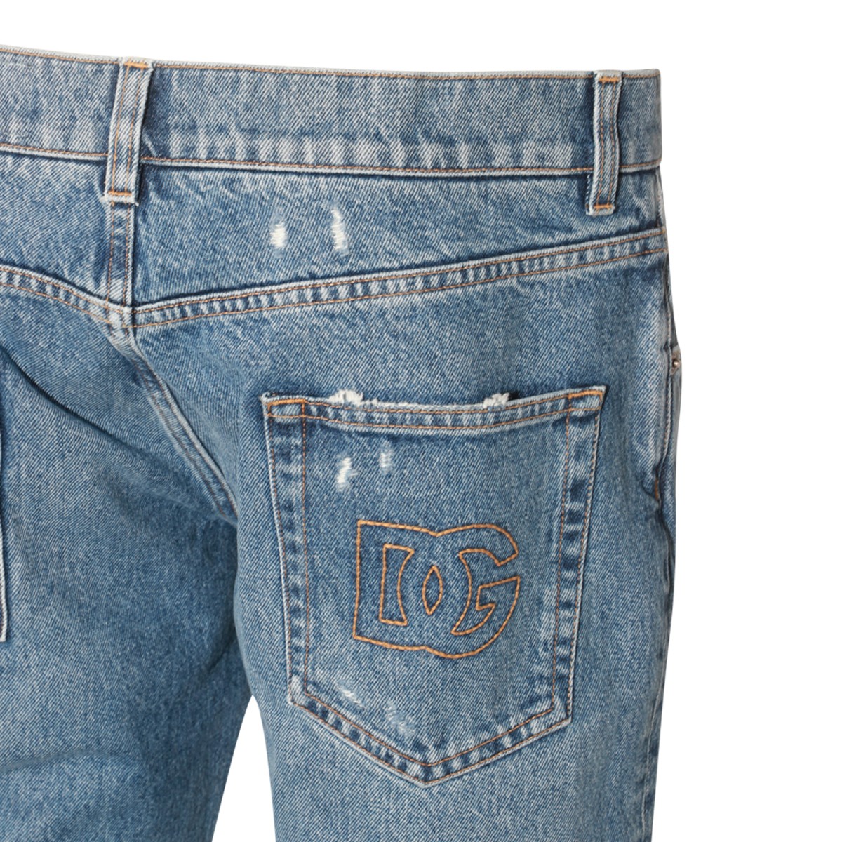 BLUE COTTON DENIM JEANS