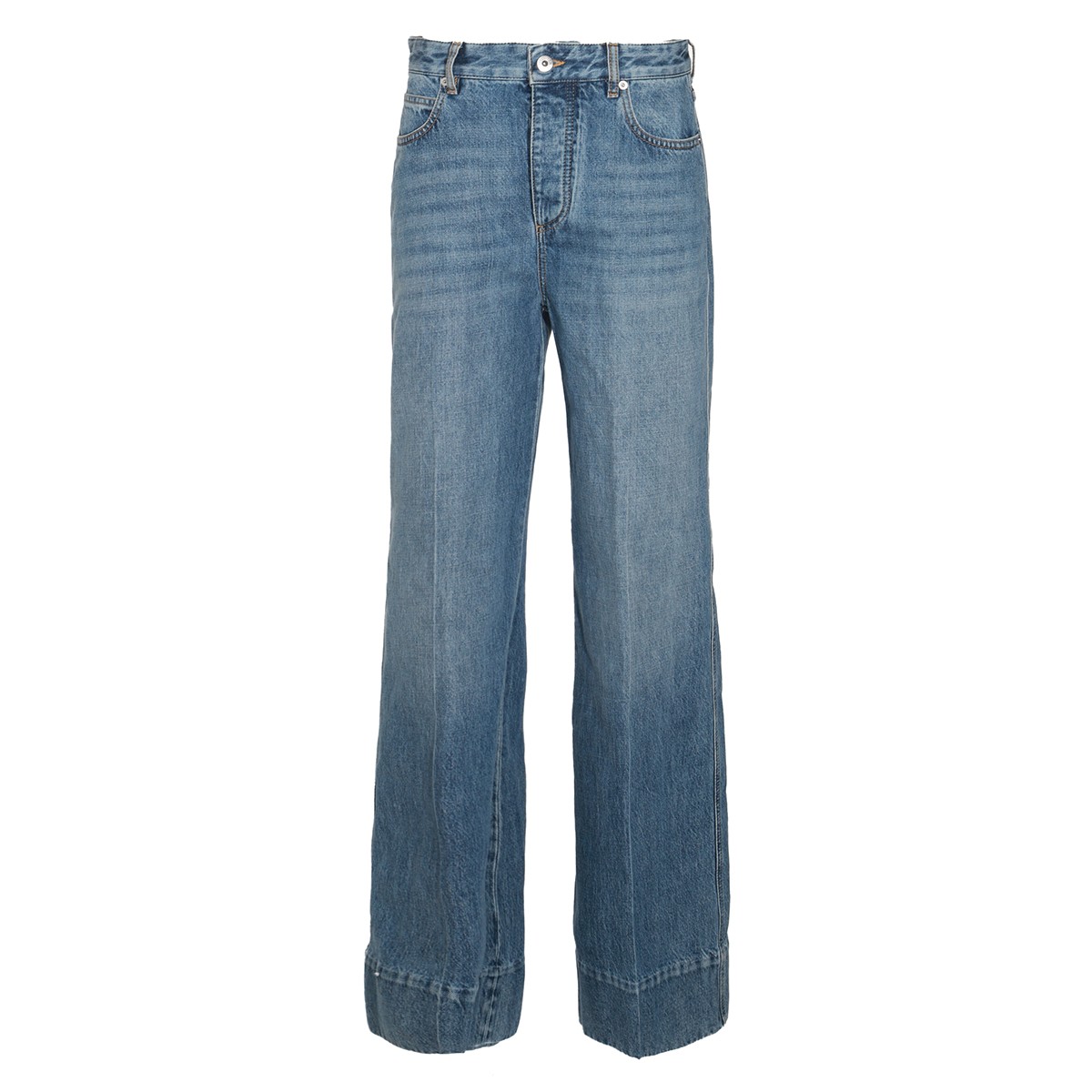 BLUE COTTON DENIM JEANS