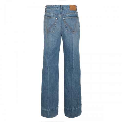 BLUE COTTON DENIM JEANS 2