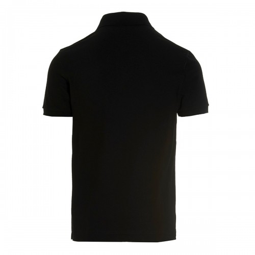 BLACK COTTON POLO SHIRT