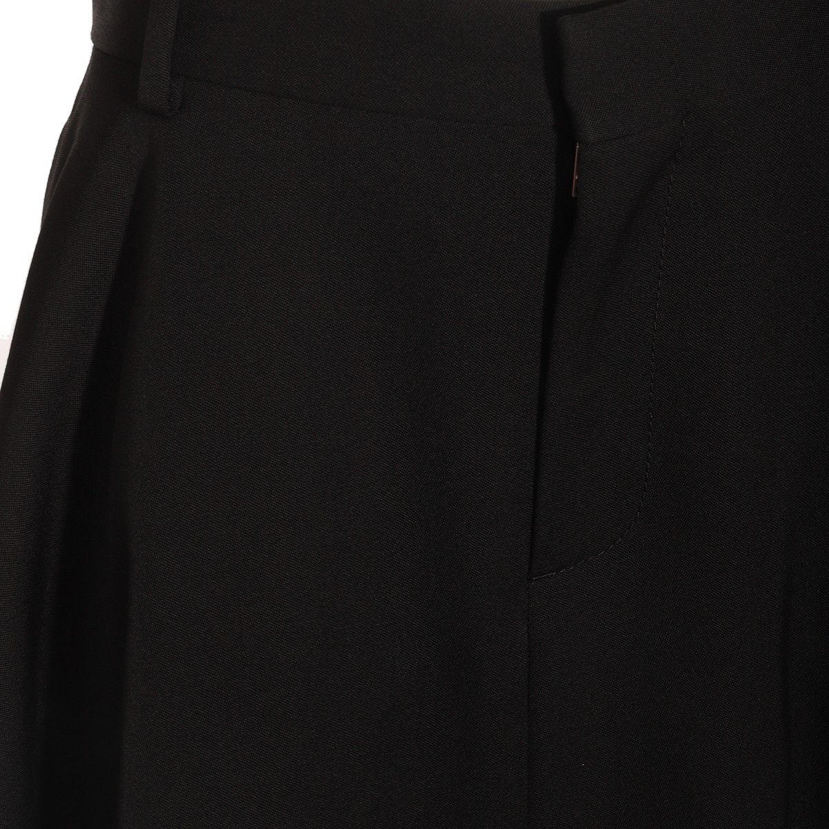 BLACK WOOL SKIRT BLACK WOOL SKIRT