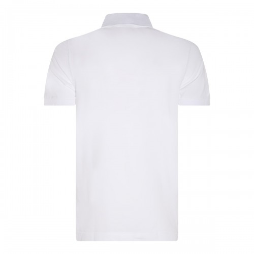 WHITE COTTON POLO SHIRT