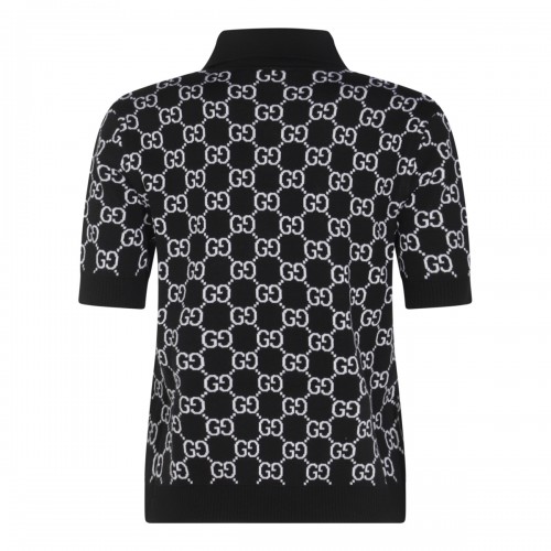 BLACK AND WHITE POLO SHIRT 2