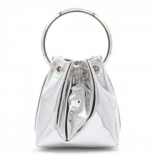 SILVER TONE SATCHEL