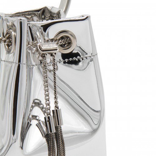 SILVER TONE SATCHEL