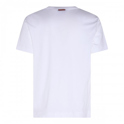 WHITE COTTON T-SHIRT