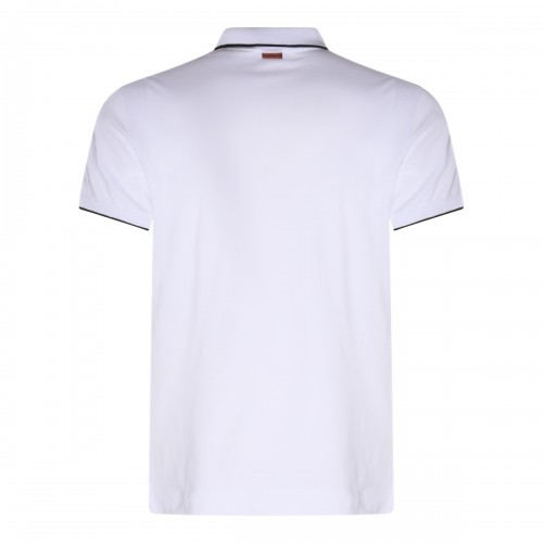 WHITE COTTON POLO SHIRT 2