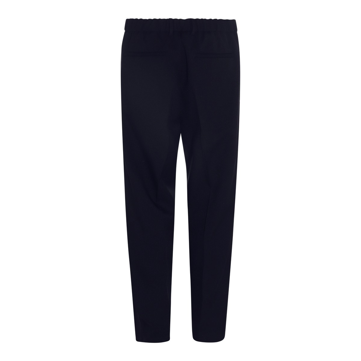 BLACK WOOL PANTS
