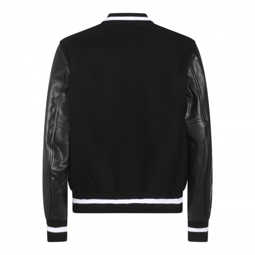 BLACK WOOL AND WHITE FAUX... 2
