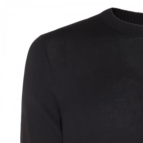 BLACK COTTON SWEATER