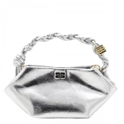 SILVER TOP HANDLE BAG