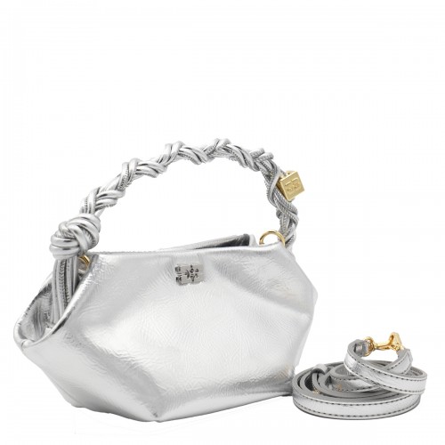 SILVER TOP HANDLE BAG