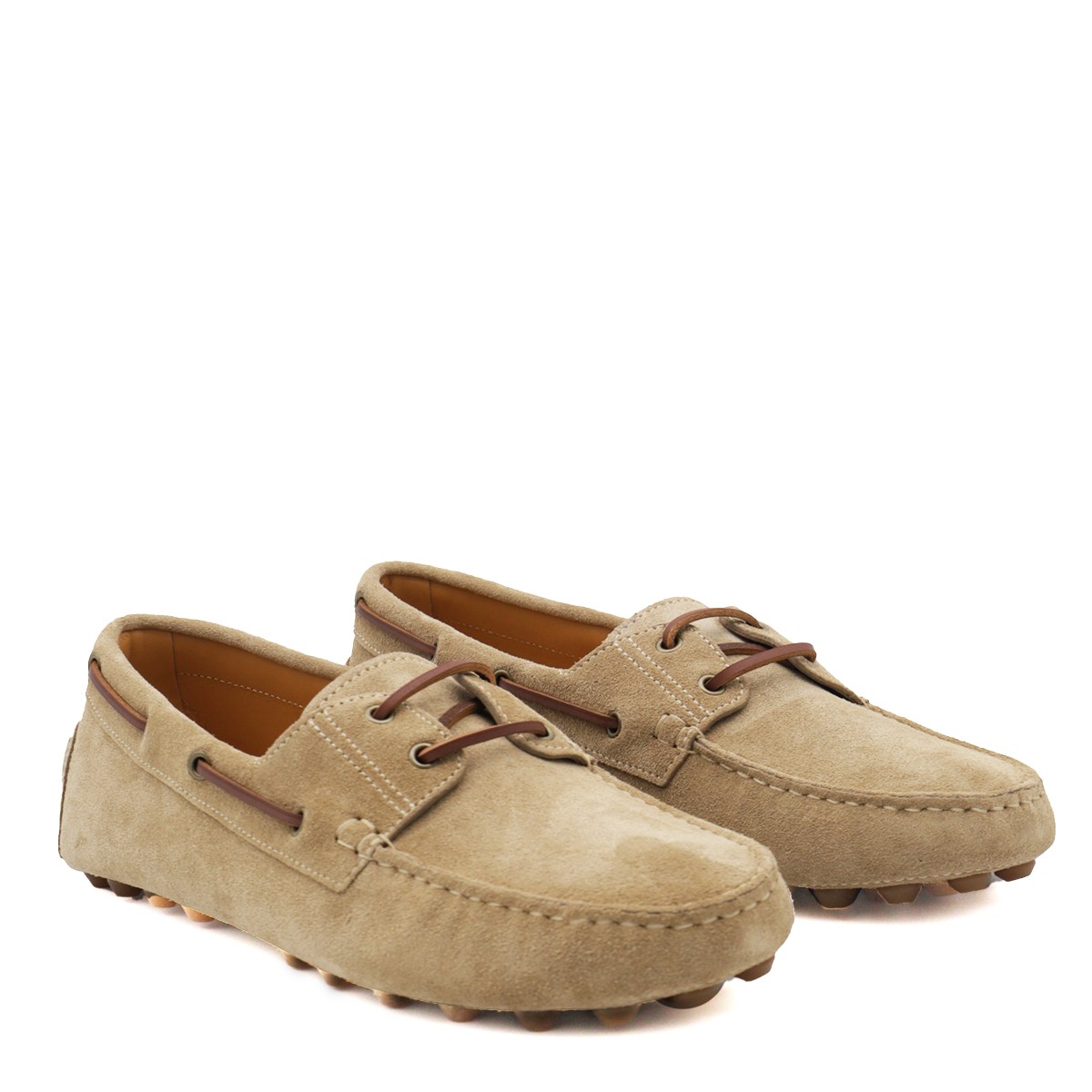 BEIGE LEATHER LOAFERS BEIGE LEATHER LOAFERS