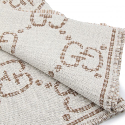 BEIGE WOOL SCARVES