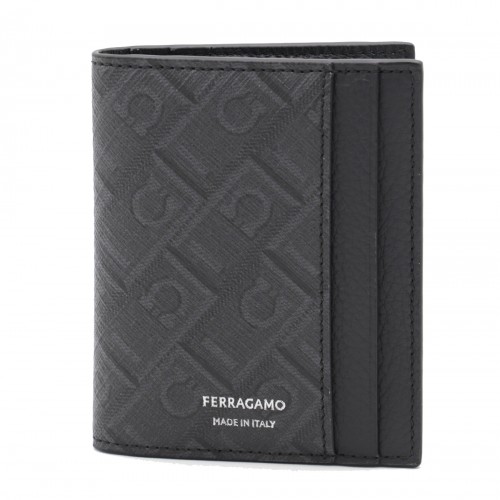 BLACK AND GREY CARDHOLDER