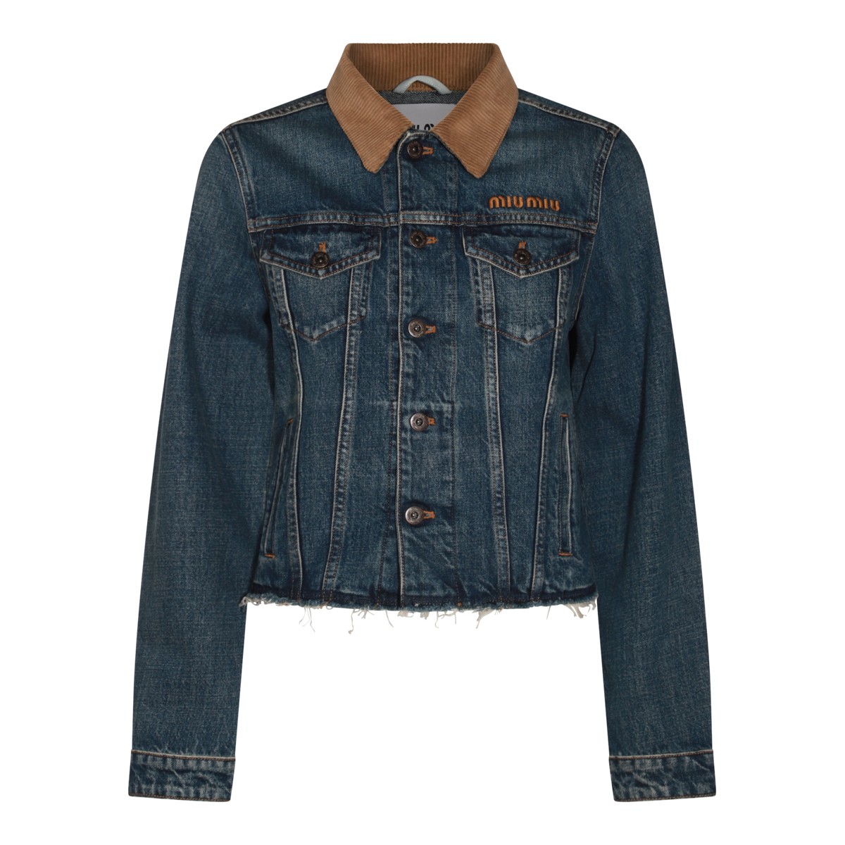 BLUE COTTON DENIM JACKET