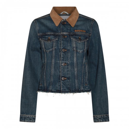 BLUE COTTON DENIM JACKET