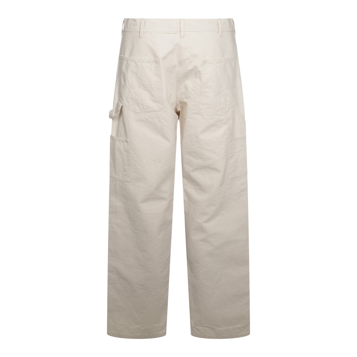ECRU COTTON PANTS ECRU COTTON PANTS