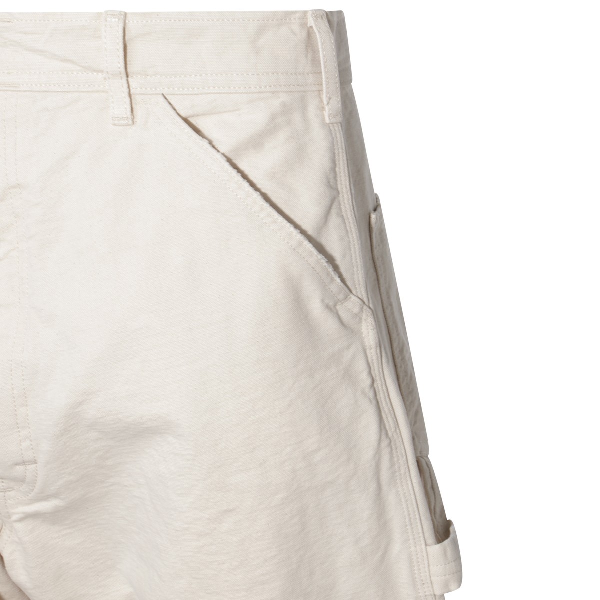 ECRU COTTON PANTS ECRU COTTON PANTS