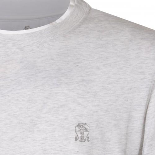 GREY COTTON T-SHIRT