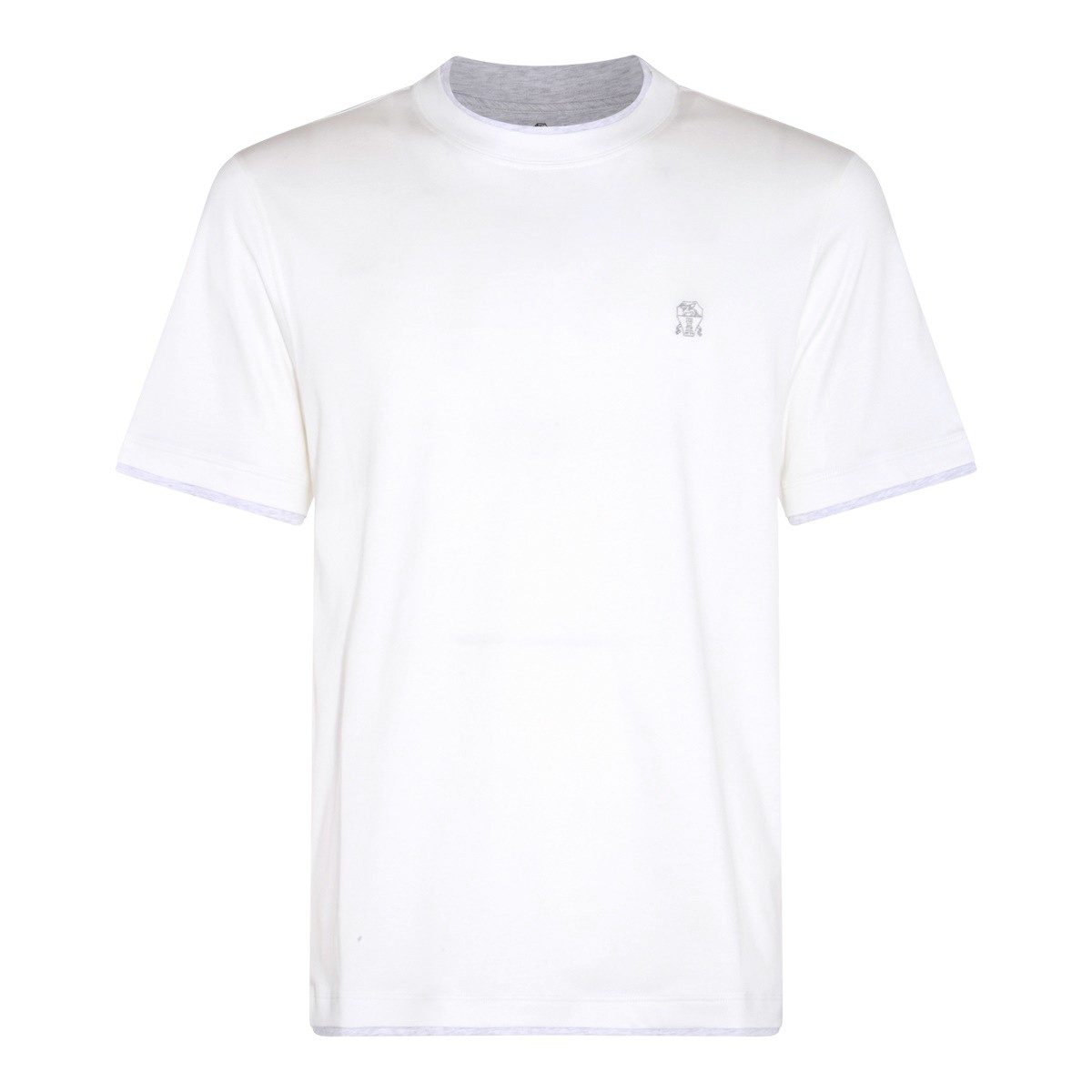 WHITE COTTON T-SHIRT