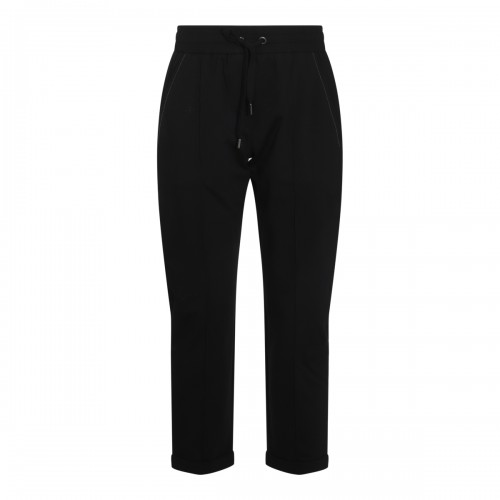 BLACK COTTON PANTS