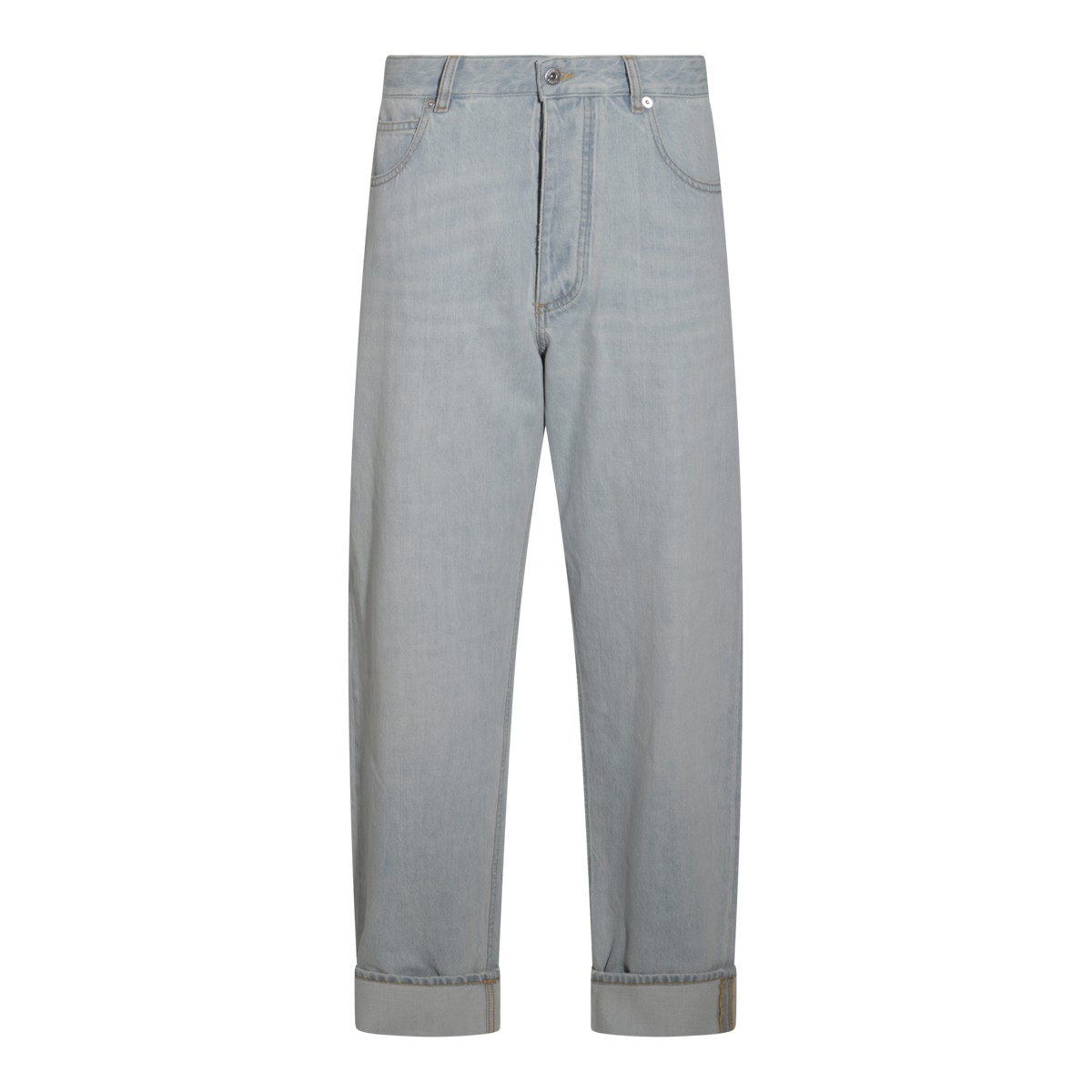 LIGHT BLUE COTTON PANTS