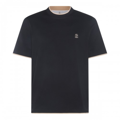 BLACK COTTON T-SHIRT