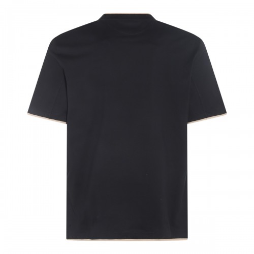 BLACK COTTON T-SHIRT