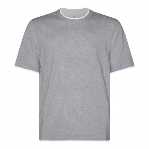 GREY COTTON T-SHIRT