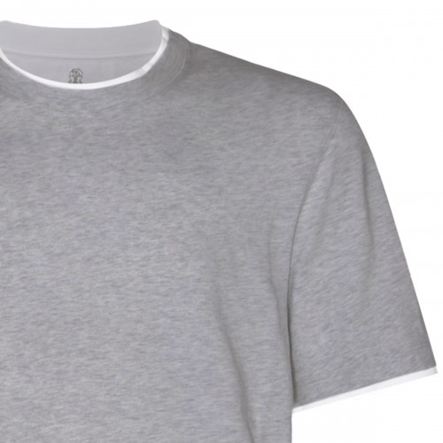 GREY COTTON T-SHIRT