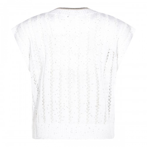 WHITE KNITWEAR