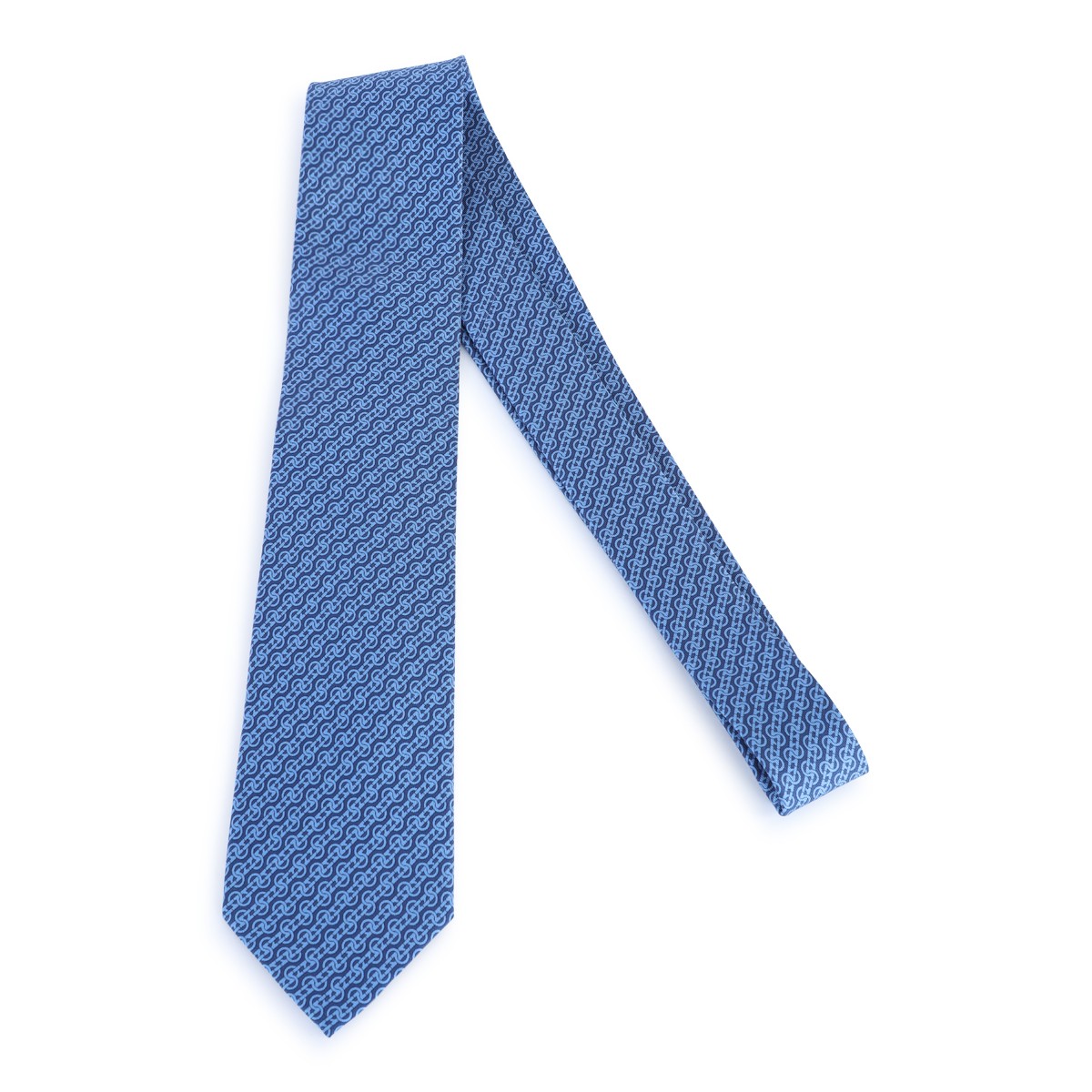 NAVY BLUE SILK TIE