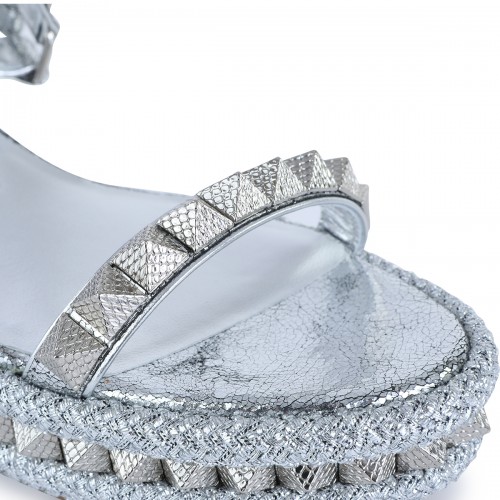 SILVER ESPADRILLAS