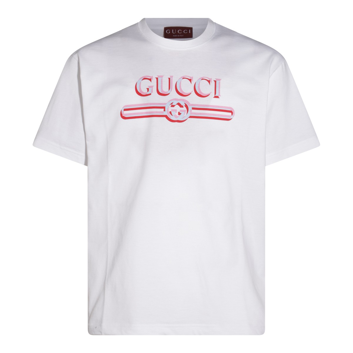 WHITE COTTON T-SHIRT