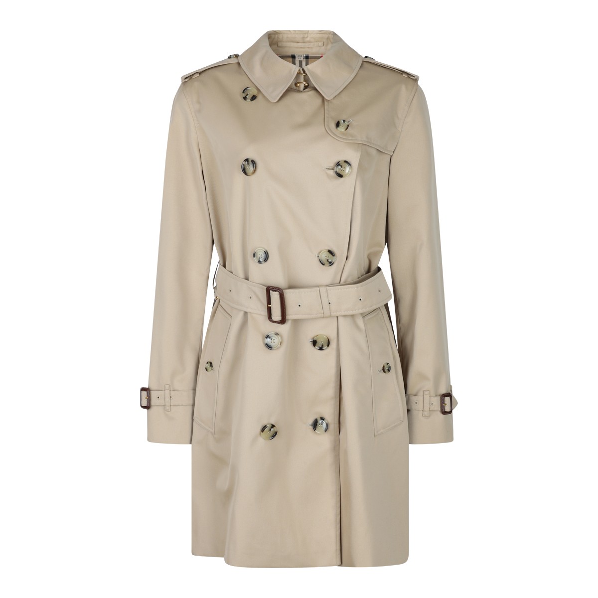 BEIGE COTTON TRENCH COAT