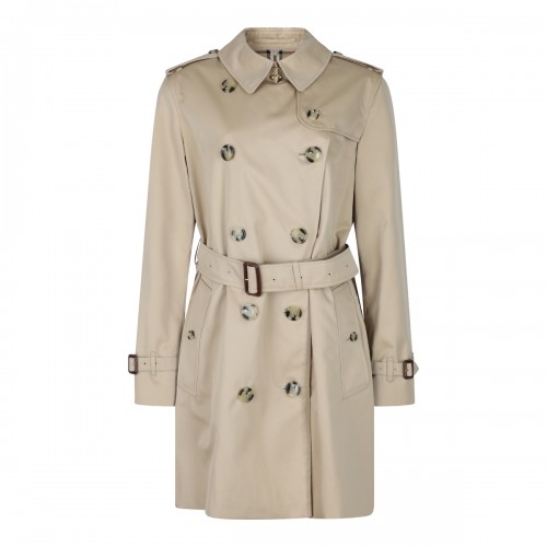 BEIGE COTTON TRENCH COAT