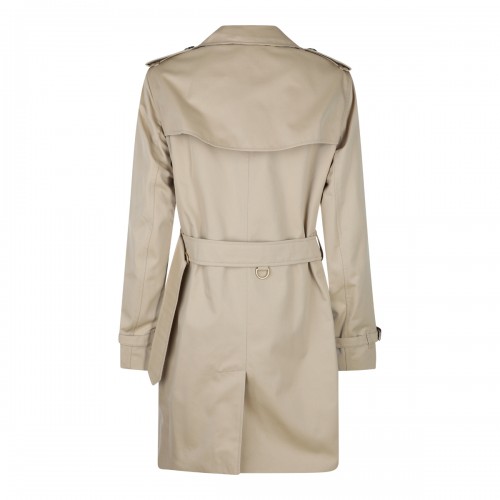 BEIGE COTTON TRENCH COAT