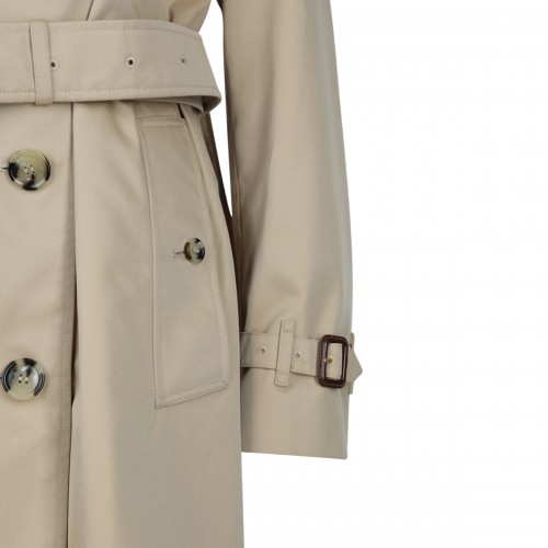 BEIGE COTTON TRENCH COAT