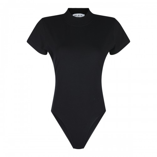 BLACK COTTON BODYSUIT