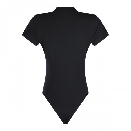 BLACK COTTON BODYSUIT