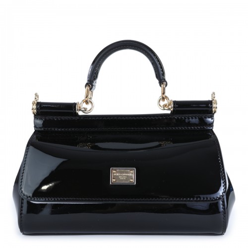 BLACK TOP HANDLE BAG